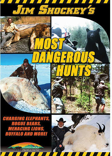 Stoney Wolf Productions Inc. Jim Shockeys Most Dangerous Hunts DVD 58441