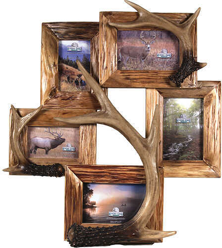 Rivers Edge Products Picture Frame 5 Photo, Deer, Antler 509