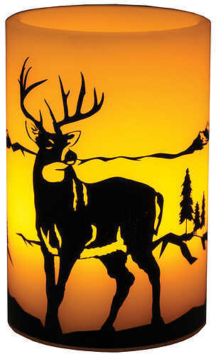 Rivers Edge Products Candle 4"x6" LED Painted Deer 1020