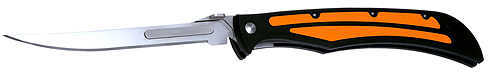 HAVALON KNIVES Baracuta Edge Folding Fillet Knife 5" Blades w/5 127XT Black/Org 61187