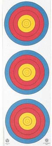 Click to see larger image. Maple Leaf Press Inc. NAA Vertical Target 3-Spot 25 pk. Model: FT3X40V