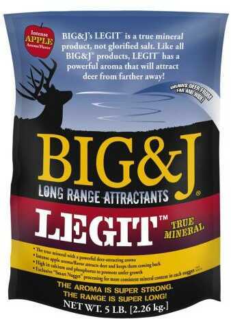 Big & J Attractants And Legit True Mineral Apple Flavor 5 lbs. Model: DD2LG