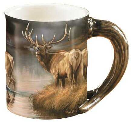 Wild Wings Sculpted Mug Autumn Mist Elk Model: 8955712166