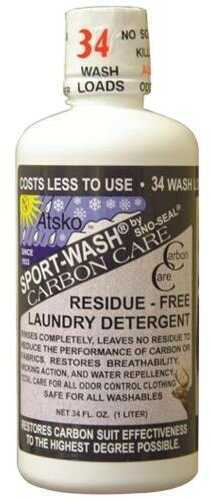 Atsko Sport Wash Carbon Care Laundry Detergent 1 L Model: 1338CR