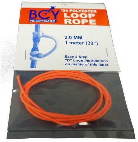 BCY Inc. BCY Size 24 D Loop Rope Neon Orange 1 m