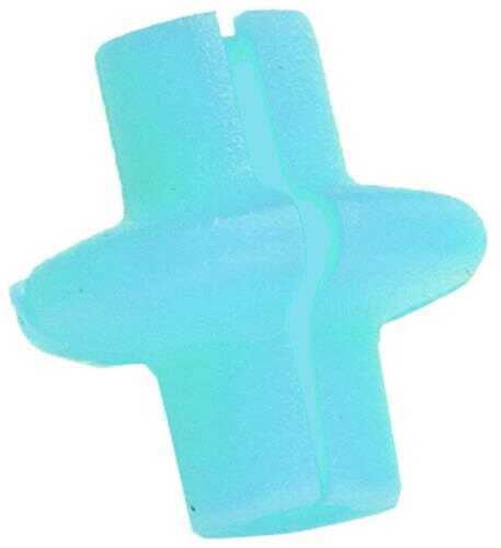 Pine Ridge Archery Products Kisser Button Slotted Turquoise 1 pk. Model: 2798-TQ