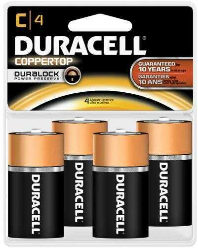 Duracell Coppertop Battery C 4 pk. Model: MN1400R4ZX17