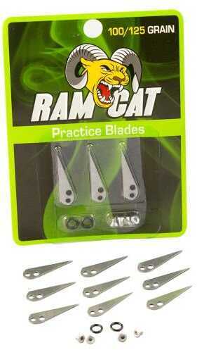 Ram Cat / Fulton Archery Ramcat Broadhead Practice Blades 100/125 Grain 9pk Model: RAM100/125PB