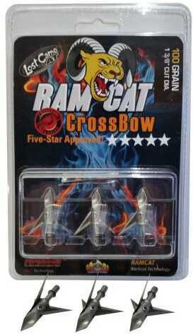 Ram Cat / Fulton Archery Ramcat Crossbow Broadhead 100 Grain 3 pk. Model: RAM100CB
