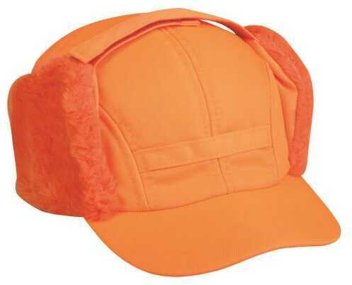 Outdoor Cap Winter Cap w/Ear Flaps Blaze Orange Model: T-200EX