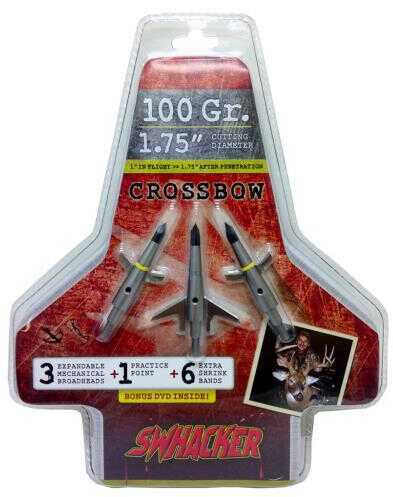 Swhacker Crossbow Broadhead 100 Grain 1.75 in. 3 pk. Model: SWH00219-img-0