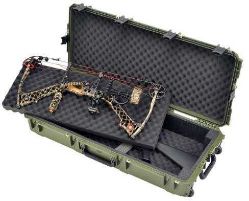 <span style="font-weight:bolder; ">SKB</span> Iseries Double Bow/rifle Case Green 42" Model: 3i-4217-db-m