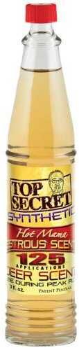 Click to see larger image. Top Secret Deer Scent Hot Mama Synthetic 3 oz. Model: TSS1001