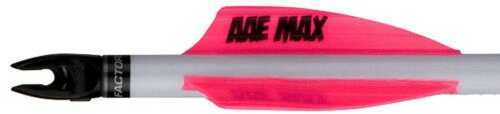 AA&E Leathercraft Plastifletch Max Vane Hot Pink 2 in. Shield 100 pk. Model: PMA20HP100
