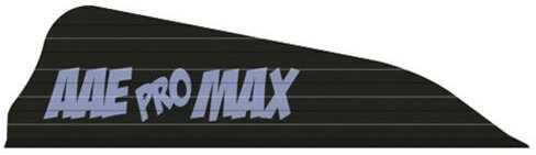 AA&E Leathercraft Pro Max Vane Black 100 pk. Model: PMHABK100