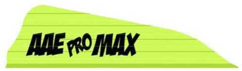 AA&E Leathercraft Pro Max Vane Yellow 100 pk. Model: PMHAYE100