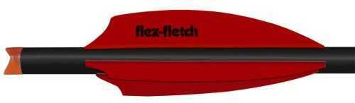 Flex Fletch Silent Knight 300 Real Red 3 in. 36 pk. Model: SK-300-RD