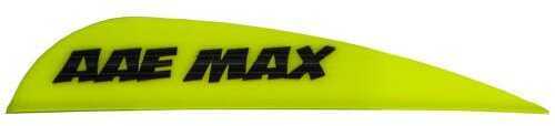 AA&E Leathercraft Max Stealth Vane Yellow 100 pk. Model: MSYE100