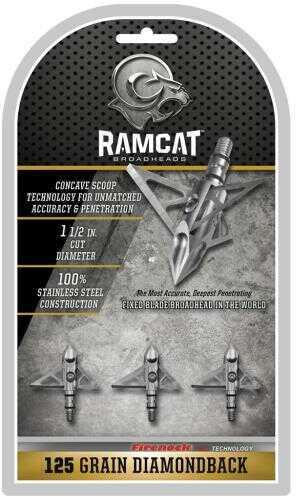 Ram Cat / Fulton Archery Ramcat Diamondback 125 Grain 3 pk. Model: R1007