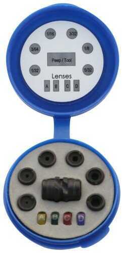 Click to see larger image. Hamskea Archery Insight Peep Kit Deluxe 6 Aperture 4 Clearifier and Model: PEEP065