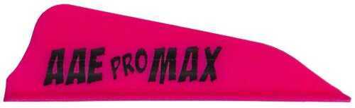 AA&E Leathercraft Pro Max Vane Hot Pink 100 pk. Model: PMHAHP100