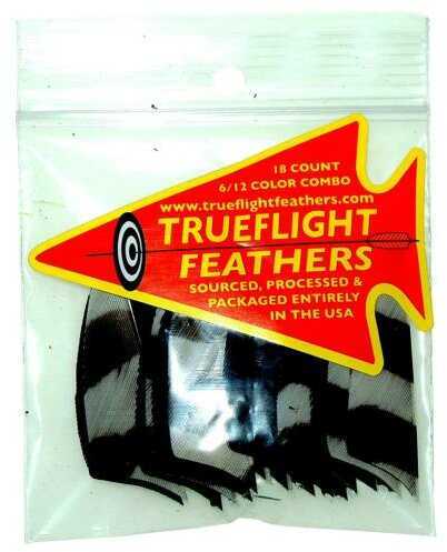 Trueflight Mfg Comp Inc Feather Combo Pack Barred/Black 2in. RW Shield Cut Model: 30936