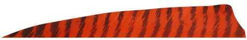 Gateway Feather Shield Cut Feathers Barred Red 4 in. RW 100 Pk. Model: 400RSBRD-100