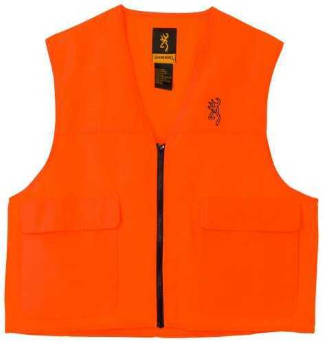 Browning Safety Vest Blaze Orange Large Model: 305100013