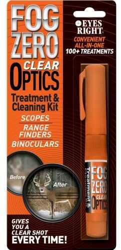 FogZero Fog Free Optics Treatment and Cleaning Kit Pen Model: Field-1