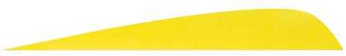 Gateway Parabolic Feathers Neon Yellow 4 in. RW 12 pk. Model: 400RPSFY-12