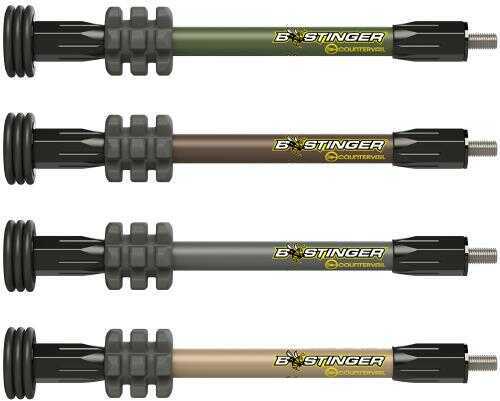 Bee Stinger Microhex Hunting Stabilizer Brown 10" Model: MHX10BR