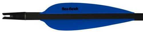 Flex Fletch FFP ShieldCut Vane Blue 3.6 in. 39 pk. Model: FFP-360-BLU-39
