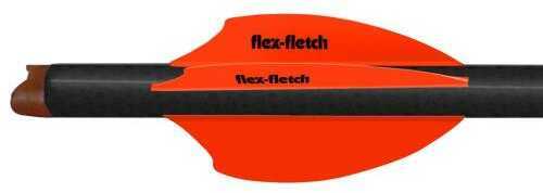 Flex Fletch Silent Knight 200 FLEX2 Blaze Orange 2 in. 100 pk. Model: SK-200-BLZ-100