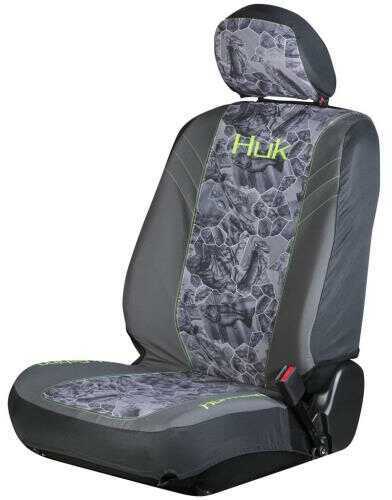 Click to see larger image. HUK Performance Fishing Huk Seat Cover Low Back Gray/Green Model: C000112100199