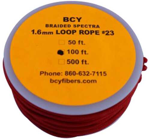 BCY Size 23 Loop Rope Red 100 ft.
