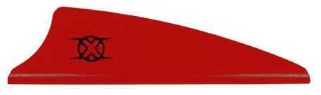 Bohning Archery Shield Cut X Vanes Red 1.75 in. 100 pk. Model: 10772RD175