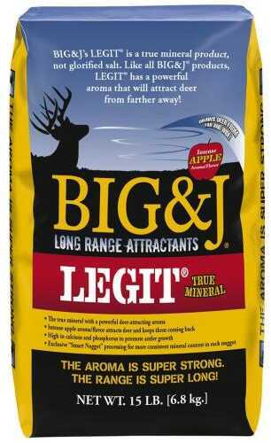 Big & J Attractants and Legit Mineral Mix 15 lbs. Model: BB2-LG15