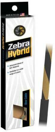 Zebra Bowstrings Hybrid Split Cable Tan/Black 34 1/8 in. Model: 720770006643