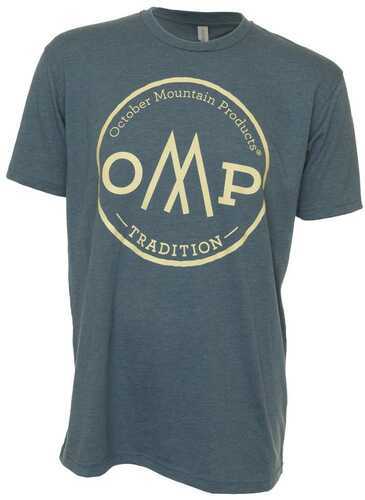 October Mountain Tradition Tee Indigo Small Model: