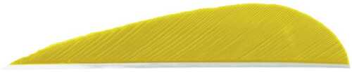 Trueflight Parabolic Feathers Yellow 3 in. LW 100 pk. Model: 01204