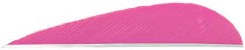 Trueflight Parabolic Feathers Pink 3 in. LW 100 pk. Model: 01202
