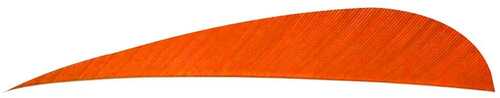 Trueflight Parabolic Feathers Orange 4 in. RW 100 pk. Model: 11505