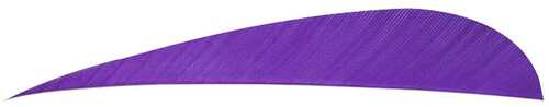 Trueflight Parabolic Feathers Purple 4 in. RW 100 pk. Model: 11514