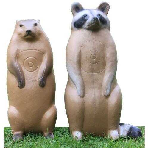 Bigshot Archery RealWild Raccoon and Groundhog Combo Target Model: 3D900CR