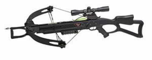 Carbon Express / Eastman X-Force 350 Crossbow Kit w/4x32 Multi-Ret Scope 165lbs Black 20271