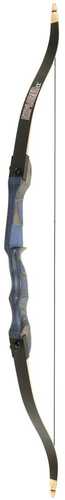 October Mountain Explorer CE Recurve Bow 54in. 15lbs. Blue LH Model: