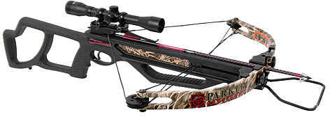 Parker Bows COMPOUND INC BushWacker Crossbow Package w/4X Multi-Reticle Scope 150lb. Max4 PAR1219