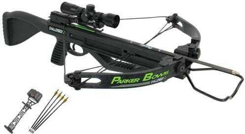 Parker Bows Challenger II Crossbow Package. 3X Illuminated MR Scope Model: X403-IR