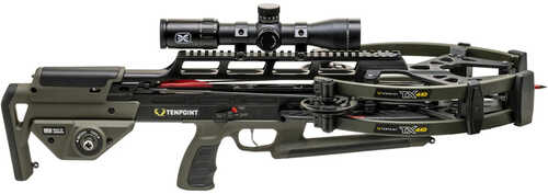 TenPoint TX440 Crossbow Package ACUslide MAXX Moss Green Model: CB24002-1899