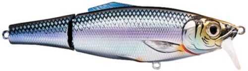 LIVETARGET Lures / Koppers Fishing and Tackle Corp Usa Wakebait Blueback Herring 7/8oz 4 1/2in 0-1ft Silver/Blue Md#: BBP88T-205